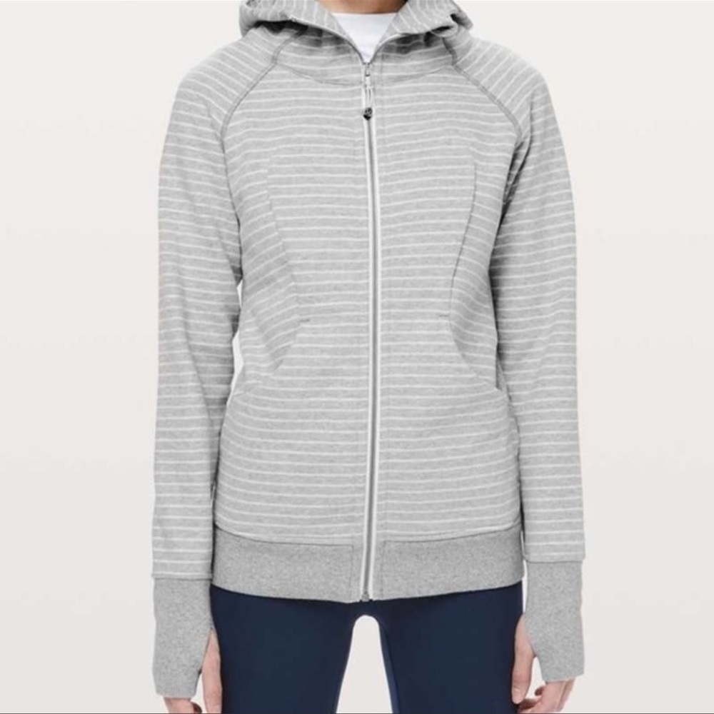 Lululemon Women’s Striped Scuba Full-Zip Hoodie